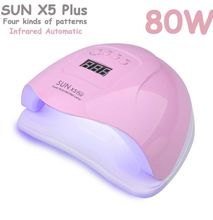 Sun 80W Professional Commercial Nail Dryer UV LED Lamp X5 Plus